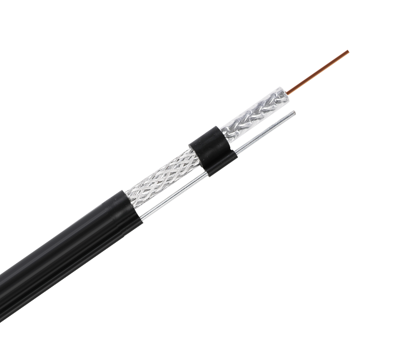 RG59TM Series 75 Ohm Coaxial Cable—Tri-Shield พร้อม Messenger