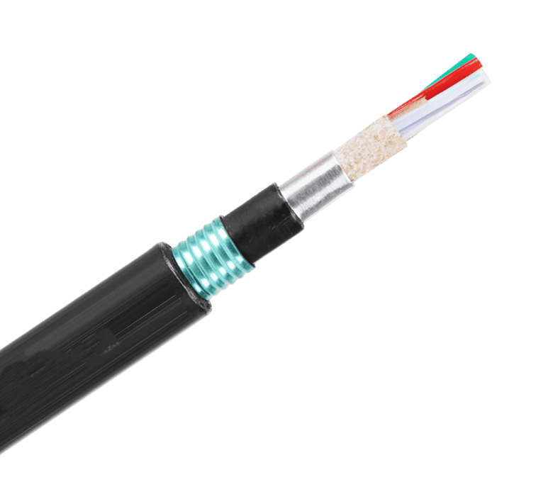 GYTA53 สายเคเบิลใยแก้วนำแสงกลางแจ้งชนิดตีเกลียวเป็นชั้น