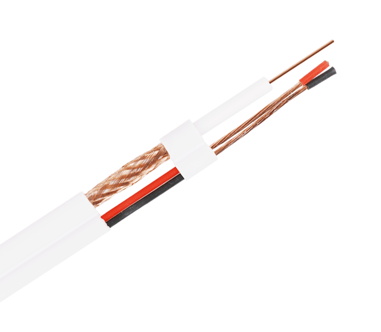 RG6+สายไฟ สายไฟจอมอนิเตอร์ สายไฟ