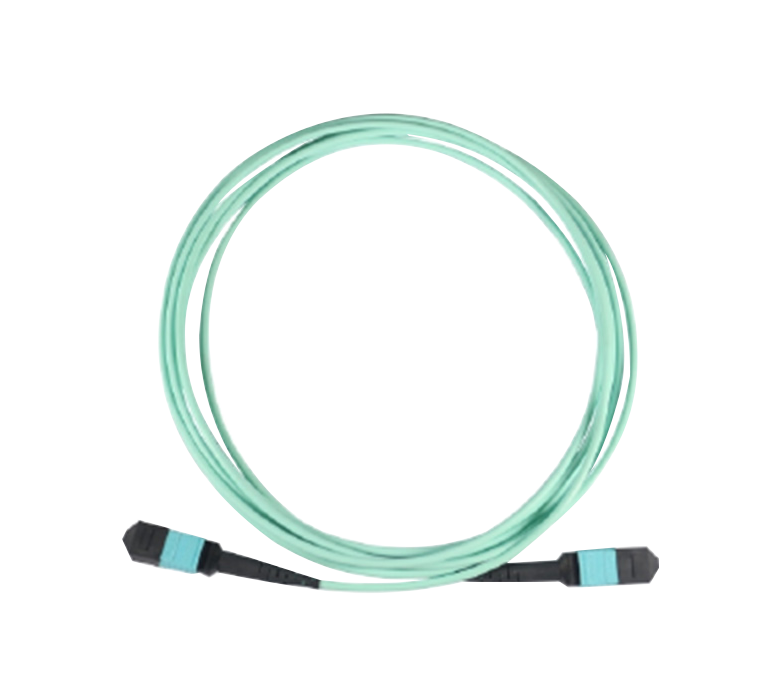 MPO-MPO 10 Gigabit Optical Jumper อุปกรณ์เสริมการกระจายพลังงานของศูนย์ข้อมูล