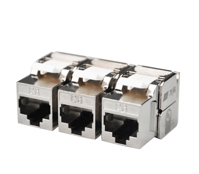 หกประเภทของโมดูลข้อมูลที่มีการป้องกัน อุปกรณ์เสริมระบบจ่ายไฟแบบ Copper Cabling Series
